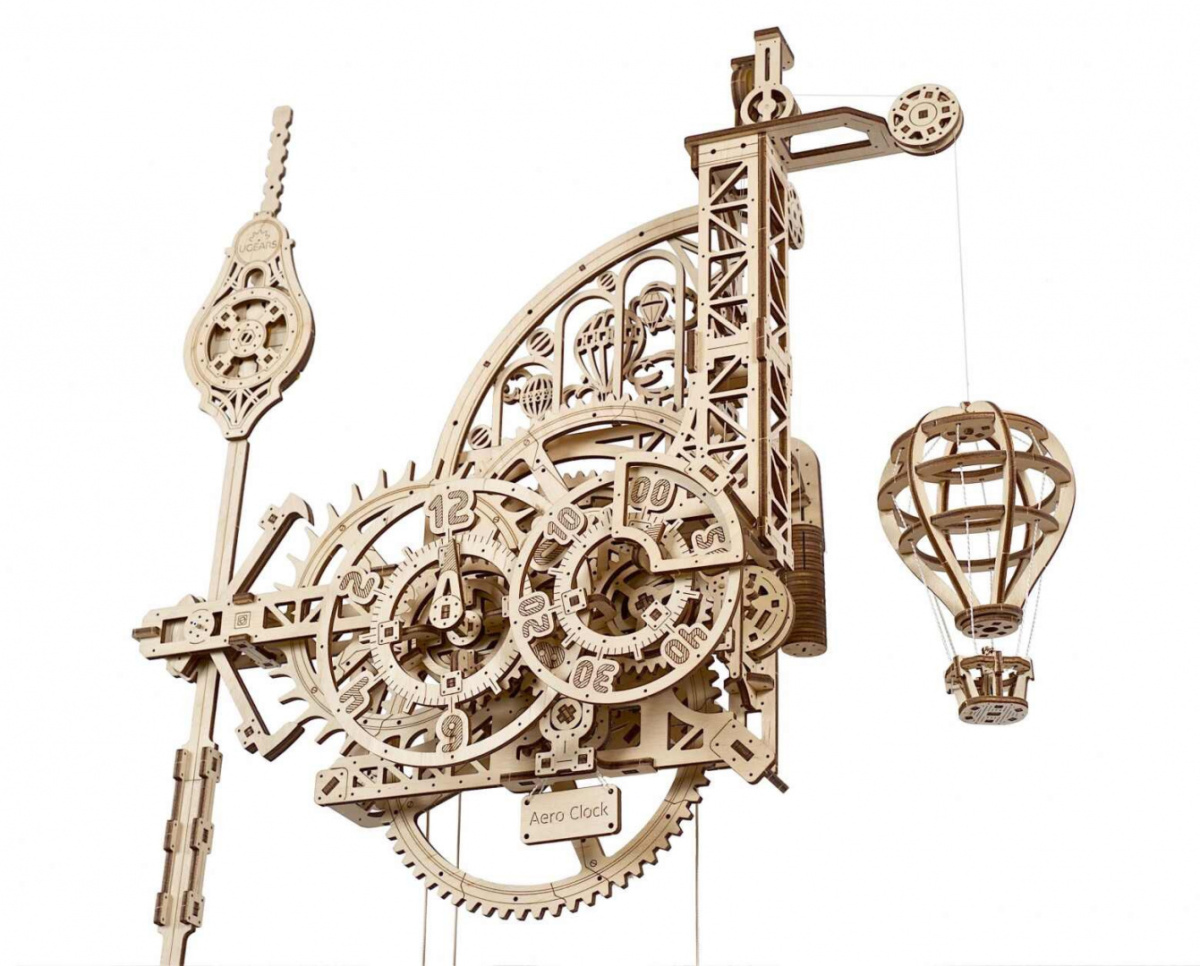 Ugears Aero Clock Drewniany Zegar Cienny Do Sk Adania Shop Pl